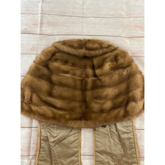 Vintage Thelanadian Fur Shop Worchester Mass Mink Fur Wrap - Medium - Picture 14 of 14